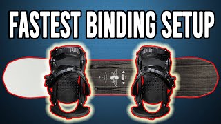 FAST amp EASY Way to Setup Snowboard Bindings [upl. by Ihculo992]