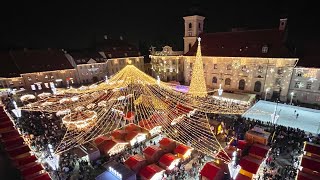 ⭕️ Târgul de Crăciun din Sibiu • 2022 [upl. by Jelene]