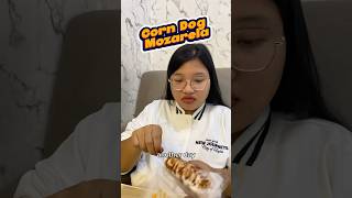 Corn Dog Mozzarella‼️ youtubeshorts shortvideo corndog foodie videoshort [upl. by Aryn]