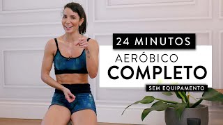 Treino CARDIO completo 24 minutos para QUEIMAR GORDURA  Carol Borba [upl. by Steele]