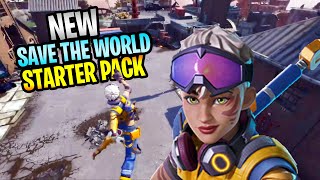 New Save The World Starter Pack Leaked Gameplay [upl. by Annauj]