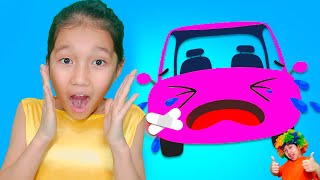 The Boo Boo Car Song  Tigi Boo Kids Songs TickleKids [upl. by Ailssa950]