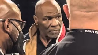 Mike Tyson BOSSES out after SLAPPING Jake Paul amp fans GO WILD at weighin [upl. by Prevot]