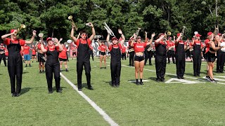 NC State Marching Band  Warmup 10 with Hey Baby prior to Football Game 8292024 [upl. by Ennirak]