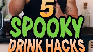 5 SPOOKY Themed Drink Hacks [upl. by Elrebmik]