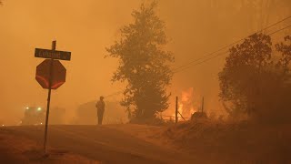 „Parkfire“ in Kalifornien breitet sich weiter aus [upl. by Eade233]