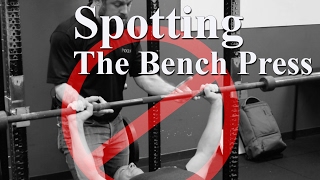 How to Spot the Bench Press  On the Platform [upl. by Aluin493]