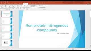 كيمياء اكلينيكيةnon protein nitrogenous compounds الفرقه الثانيه مختبرات معهد طنطا داميره عريبى [upl. by Nnyleuqcaj]