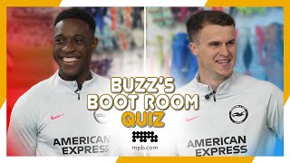 WELBECK v MARCH  Buzzs Boot Room Quiz  S2 E4 [upl. by Ahsirtap632]