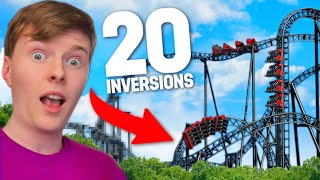 A coaster with 20 INVERSIONS [upl. by Irual]