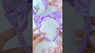 Crochet cute headband crochet handmade shorts [upl. by Irolav]