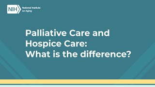 Palliative Care and Hospice Care What is the difference [upl. by Demahum]