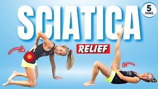 Sciatica relief in 5 minutes REALLY WORKS [upl. by Mindi]