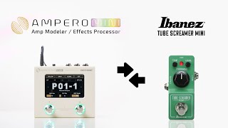 Ampero Mini vs Tube Screamer Mini  The exact same sound [upl. by Leaper]