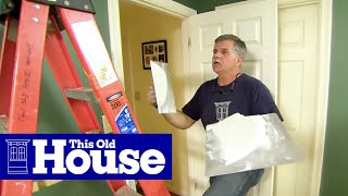 How to Repair a Cracked Drywall Ceiling  This Old House [upl. by Niattirb]