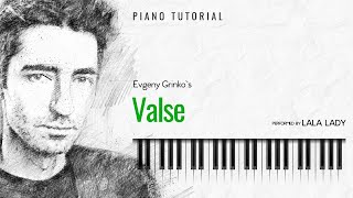 Valse  Evgeny Grinko I Piano Tutorial🎹 [upl. by Suolekcin]