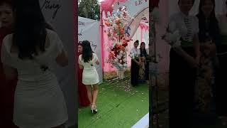 ShortsĐám cưới Kim Oanh Ngọc Dũng bản Món Thanh Luông Điện Biên girl dance food [upl. by Ayamat]