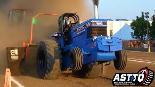 Tractor Pulling 2024 Pro Farm Tractors at Expo de Saint Hyacinthe ASTTQ 2024 by JC Pulling Videos [upl. by Ecinev950]