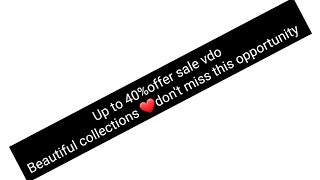 Most demanded offer sale vdo🥰 2 pc set and top collections with offer price so Dont miss it😍 [upl. by Anawahs669]