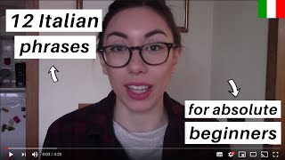 12 Italian phrases for absolute beginners subs in multiple languages [upl. by Ojyllek]