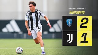 HIGHLIGHTS Primavera 1  Empoli 21 Juventus  Matchday 10 [upl. by Uyerta124]