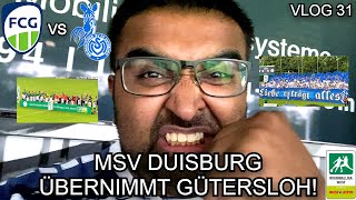 LIEBE ERTRÄGT ALLES 🤍💙 FC Gütersloh vs MSV Duisburg  Stadionvlog 🔥  Regionalliga West ✅  VLOG 31 [upl. by Yeung]