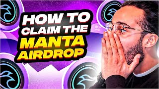 MANTA NETWORK PACIFIC  CRYPTO AIRDROP TUTORIAL  MANTA AIRDROP GUIDE [upl. by Lamont11]