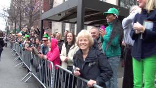 St Patricks Day Parade in NYC 2015 [upl. by Estel]