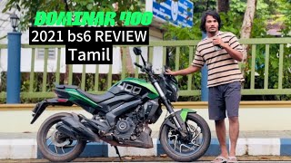 Dominar 400 2021 model bs6 review🔥  tamil automobile dominar400modified bikereview [upl. by Nedearb]