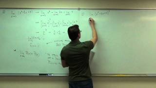 Calculus 1 Lecture 12 Part 2 [upl. by Choong603]