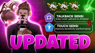 ✨PREMIUM TALKBACK SENSI 🇧🇷  ACCURATE AIM 🎯  free fire talkback settings 2024 [upl. by Saidee]