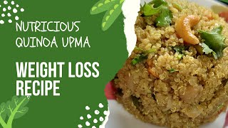 Delicious and Nutritious Quinoa Upma Recipe  Quick and Easy Breakfast QUINOA UPMA [upl. by Ainoek]