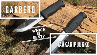 Mora Garberg vs Terava Jaakaripuukko  Which is the best heavy bushcraft blade [upl. by Carry]