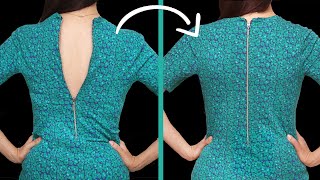 Sewing trick  how to expand any dress or blouse to fit perfectly [upl. by Ariak]