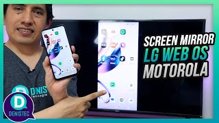 Compartir pantalla de Motorola a Smart Tv LG con WEB OS [upl. by Voletta857]