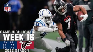 Indianapolis Colts vs Atlanta Falcons Game Highlights  NFL 2023 Week 16 [upl. by Ardnossak]