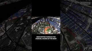 Hurricane Milton destroys the roof of Tropicana Field the Tampa Bay Rays stadium [upl. by Isak]