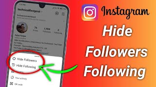 How to Hide Instagram Followers and following  Instagram पर Followers Hide कैसे करें Tips amp Tricks [upl. by Audra]