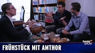 Veganer Schinkenspicker oder Bärchenwurst Lutz und Fabian treffen Philipp Amthor  heuteshow [upl. by Kylander]