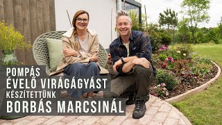 Színpompás évelőágyást készítettünk Borbás Marcsinál  kert TV [upl. by Angelis171]