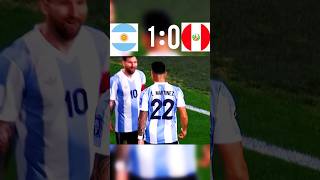 🛑L Martinez most shocking goal 😱😱😱🔥 against Peru leonelmessi soccerplayer [upl. by Anad807]