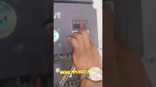 Invt inverter control reverse forward to push button [upl. by Marline804]