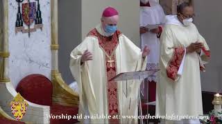 Chrism Mass from the Cathedral of Saint Peter in Wilmington Delaware [upl. by Eillak]