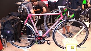 2016 Tommasini Sintesi Touring Bike  Walkaround  2015 Eurobike [upl. by Ellimak541]