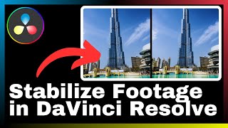 How to Stabilize Footage in DaVinci Resolve [upl. by Anilef]