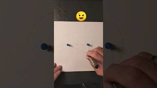 Quick trick how to draw an ellipse drawing sketch tricks ellipse shorts [upl. by Ciryl]