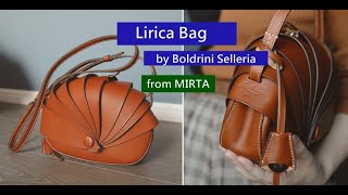 Mirta Lirica 螺旋包可頌包義大利真皮手工包 by BOLDRINI SELLERIA [upl. by Fredericka]