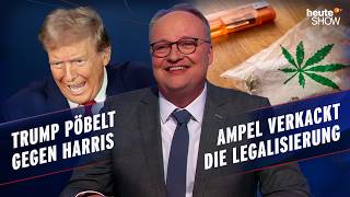 Ein Monat bis zur Wahl Wie will Trump die Frauen überzeugen  heuteshow vom 04102024 [upl. by Nnaeoj]