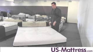 Stearns amp Foster Lux Estate Hybrid Mount Clare Luxury Cushion Firm Mattress [upl. by Safir836]