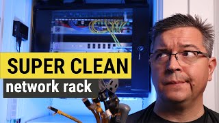 Network rack cleanup and installation of Synology RS1221 [upl. by Ylhsa]